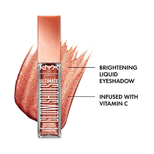 NYX PROFESSIONAL MAKEUP Ultimate Glow Shots, Liquid Eyeshadow, Long-Lasting Shimmer Eye Shadow with Vitamin C