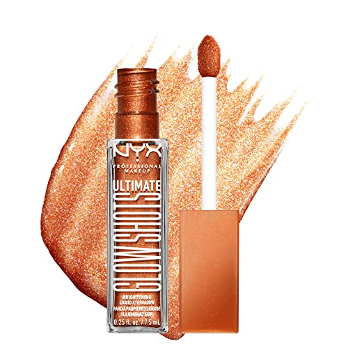 NYX PROFESSIONAL MAKEUP Ultimate Glow Shots, Liquid Eyeshadow, Long-Lasting Shimmer Eye Shadow with Vitamin C