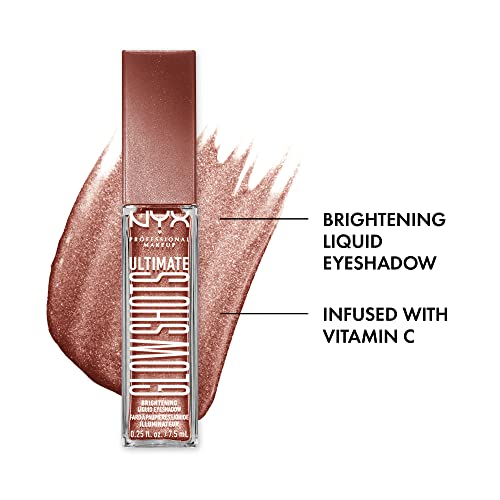 NYX PROFESSIONAL MAKEUP Ultimate Glow Shots, Liquid Eyeshadow, Long-Lasting Shimmer Eye Shadow with Vitamin C