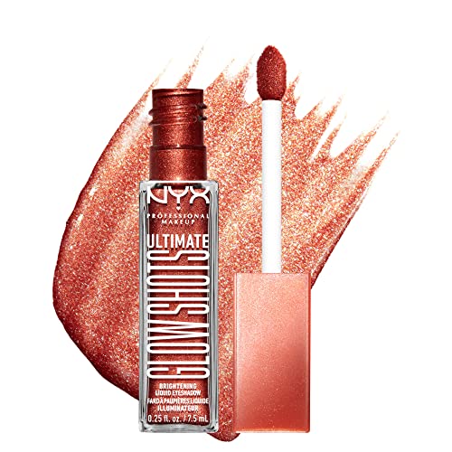 NYX PROFESSIONAL MAKEUP Ultimate Glow Shots, Liquid Eyeshadow, Long-Lasting Shimmer Eye Shadow with Vitamin C