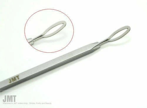 JMT Stainless Steel Double Loop Facial Cleaning Tool
