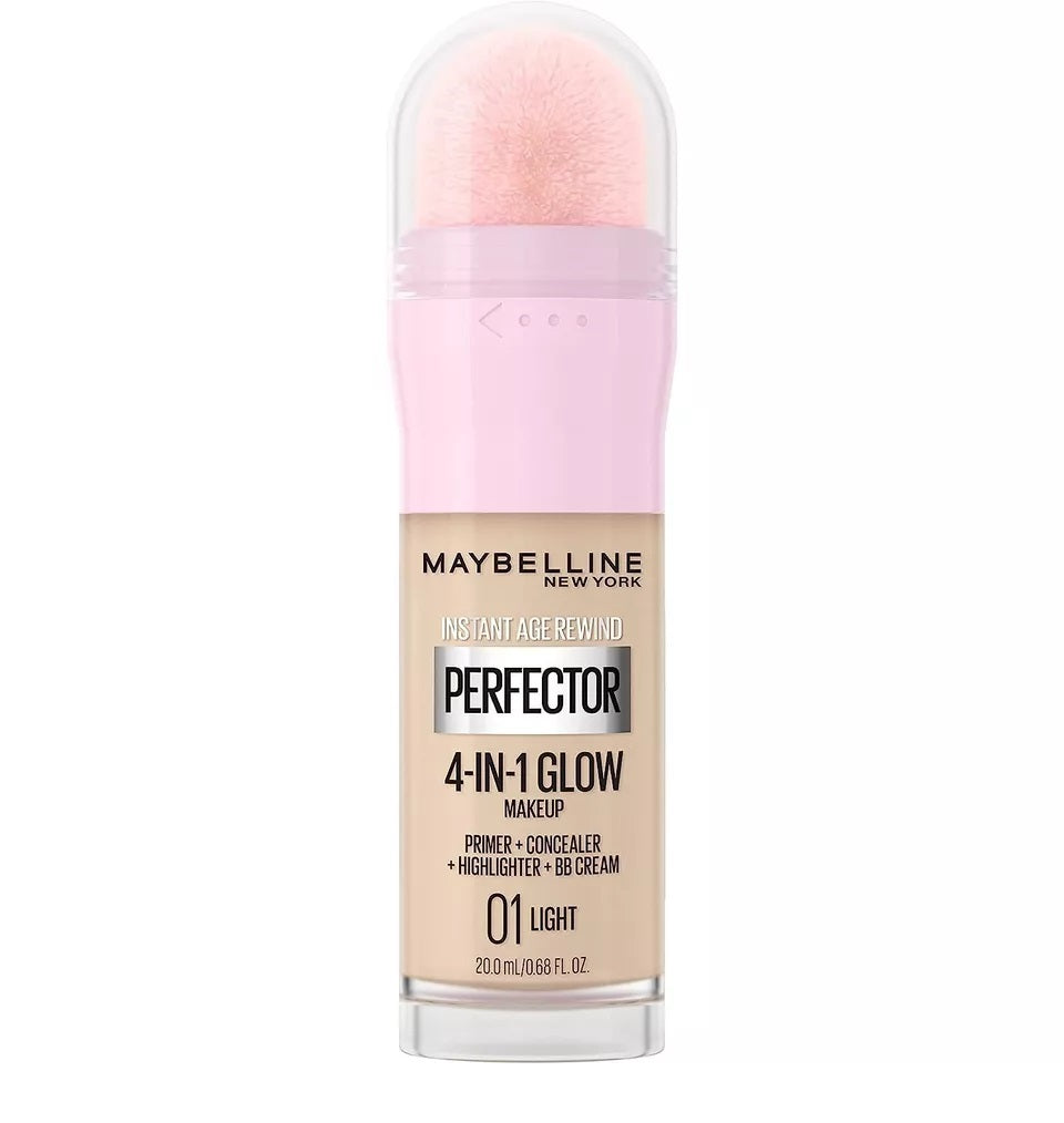 Maybelline New York Instant Age Rewind Instant Perfector 4-In-1 Glow Primer Concealer Highlighter BB Cream