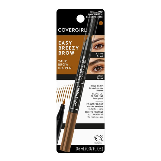 Covergirl Easy Breezy Brow 24Hr Brow Ink Pen - 100 Soft Blonde