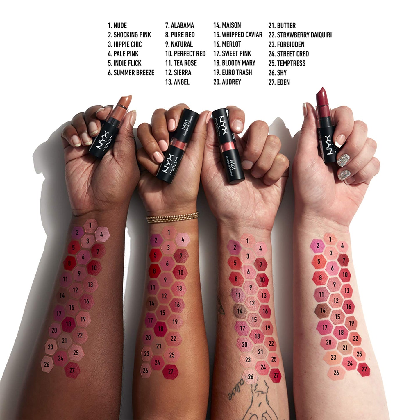 NYX PROFESSIONAL MAKEUP Matte Lipstick,