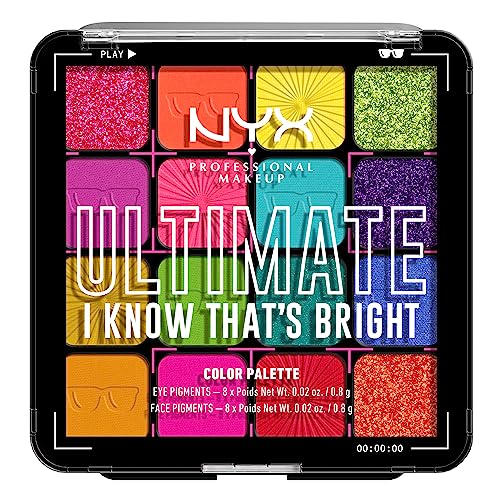 NYX PROFESSIONAL MAKEUP Ultimate Shadow Palette, Eyeshadow Palette