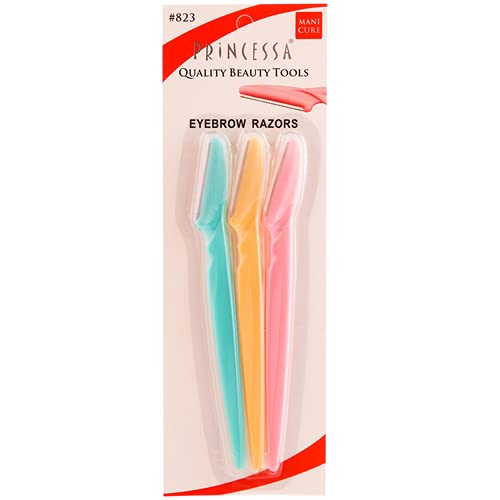 Princessa Eyebrow Razor Face Hair Removal Safety Razors Trimmer Set