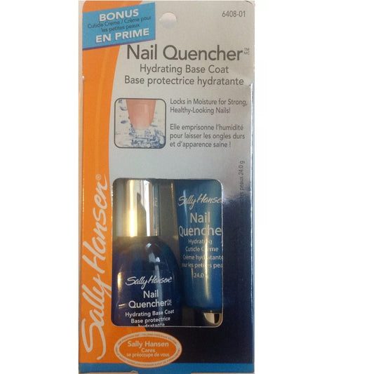 Sally Hansen Nail Quencher Hydrating Base Coat + Hydrating Cuticle Creme 6408-01