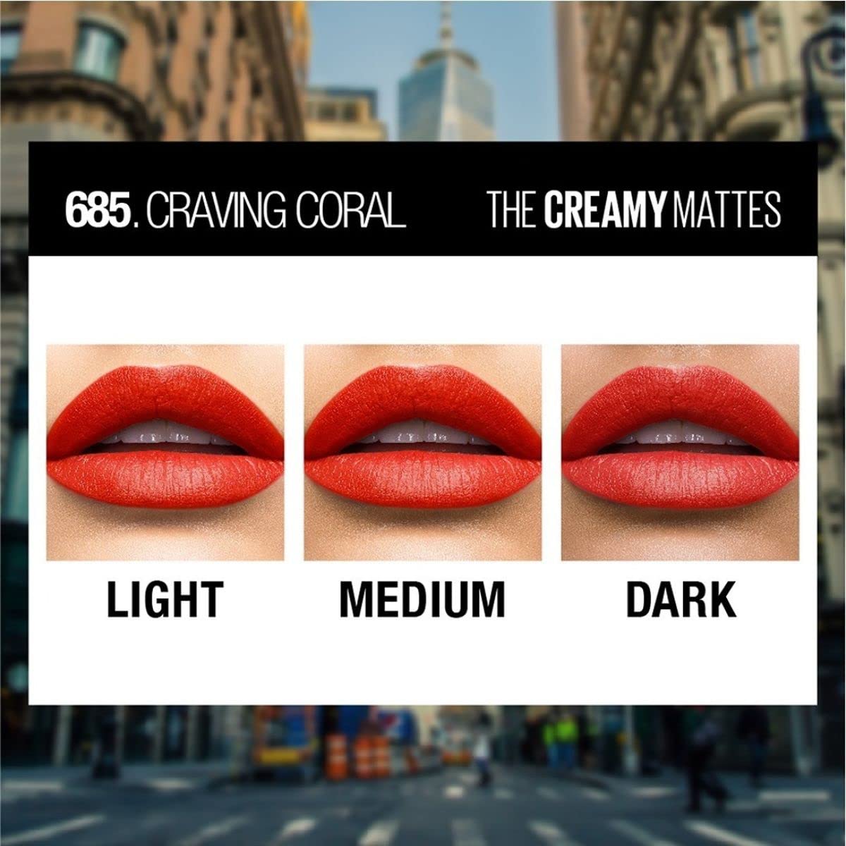 MAYBELLINE Color Sensational Creamy Matte Lipstick Lip Color