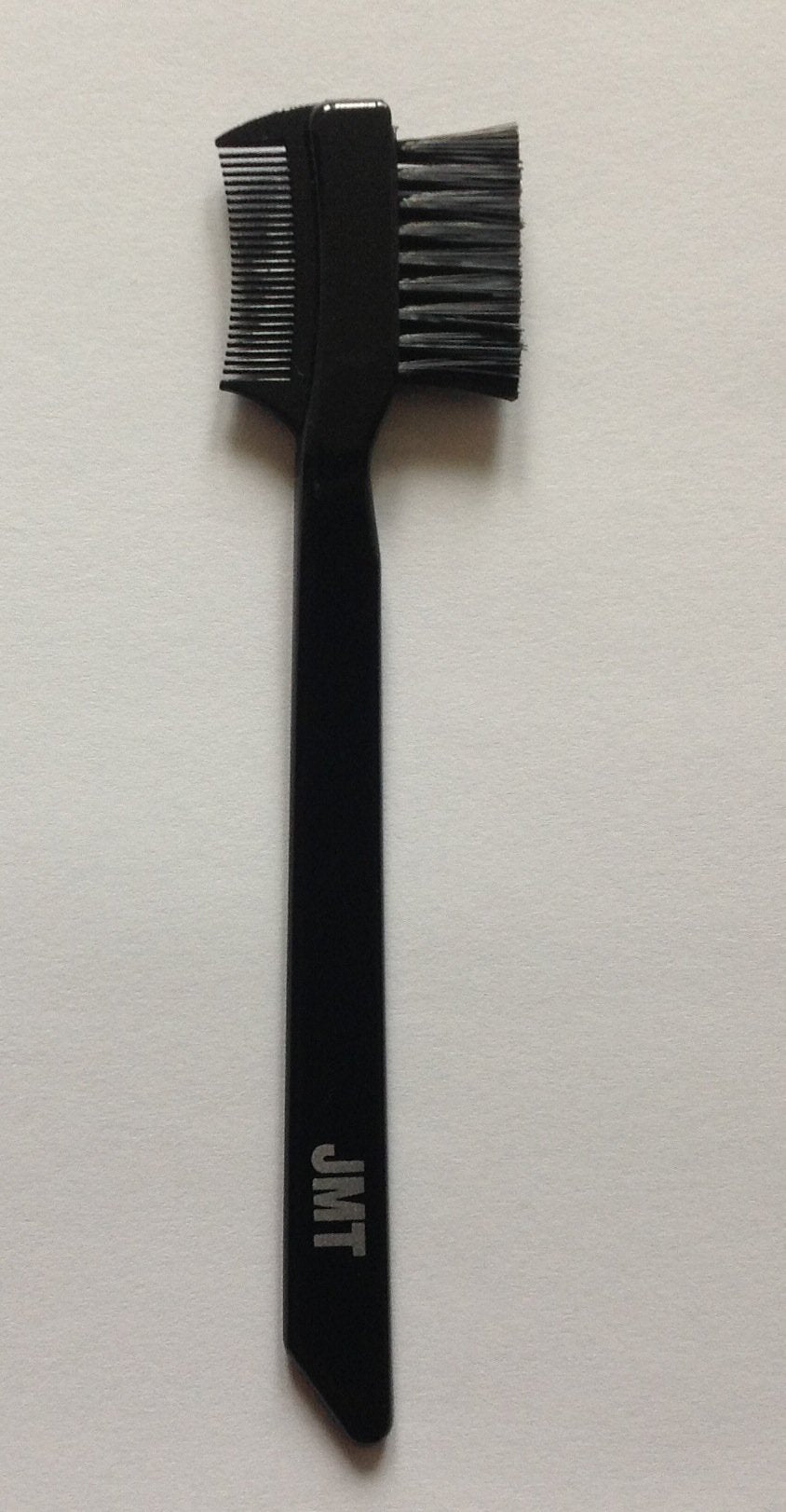 JMT Cosmetics Eyebrow & Eyelash Brush Comb 2 in 1 Tool Lash Separator Black