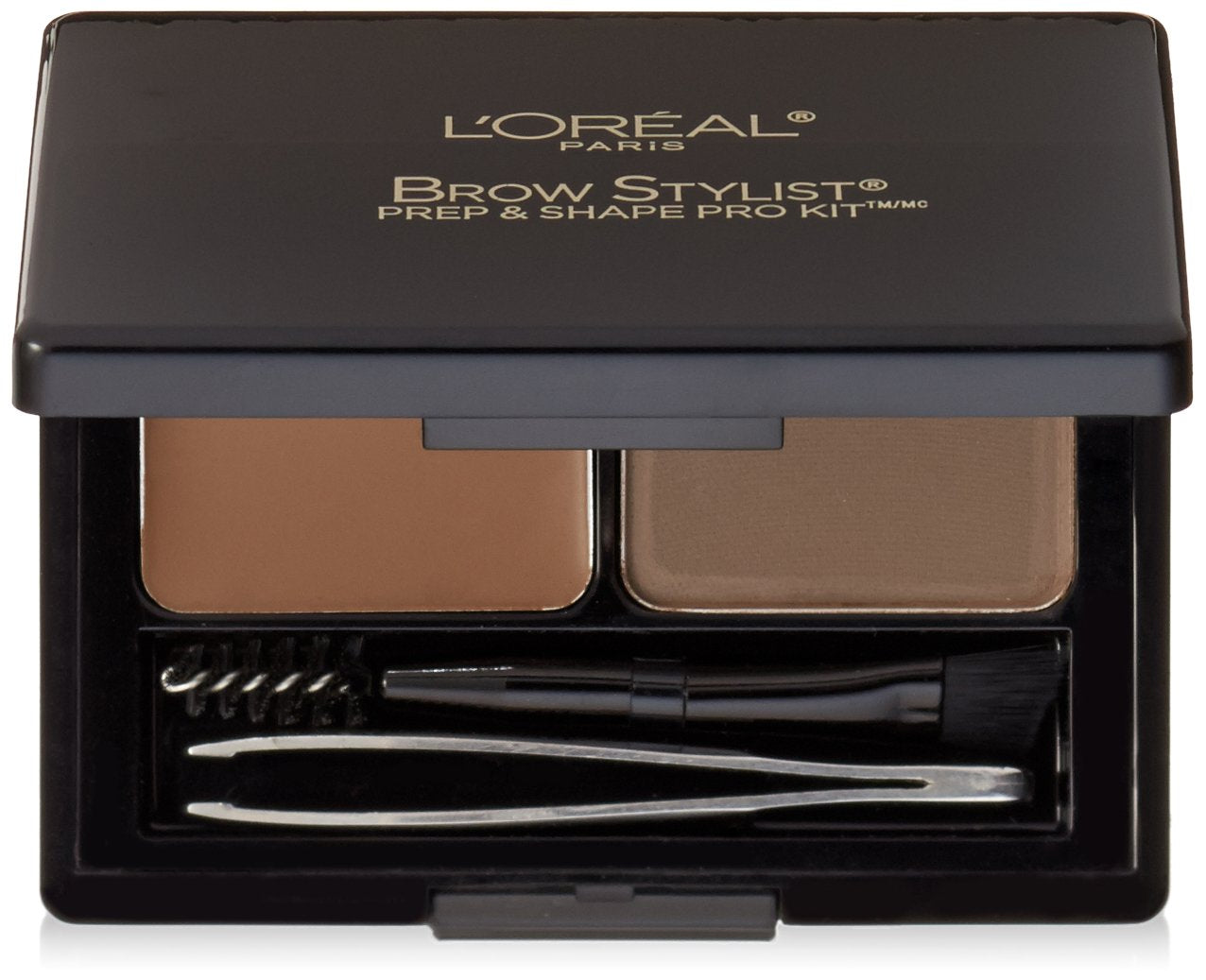 L'Oreal Paris Cosmetics Stylist Prep and Shape Brow Liner Kit, 0.12 Ounce
