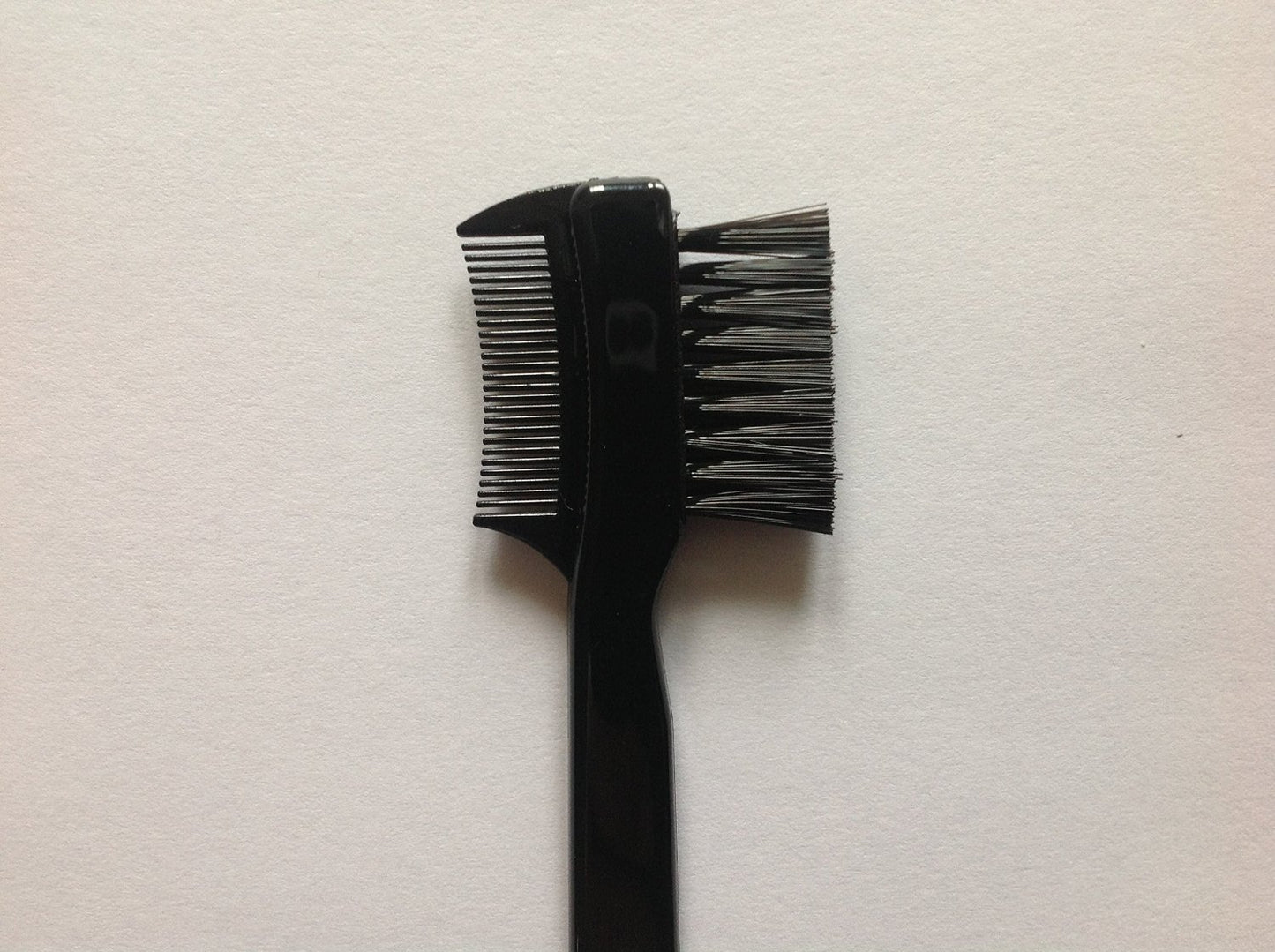 JMT Cosmetics Eyebrow & Eyelash Brush Comb 2 in 1 Tool Lash Separator Black