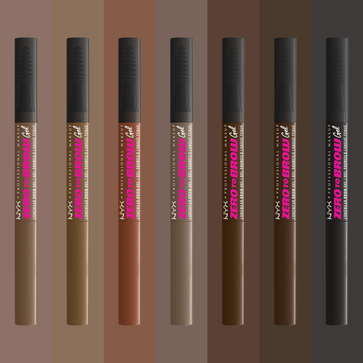 NYX PROFESSIONAL MAKEUP Zero to Brow, Longwear Eyebrow Gel