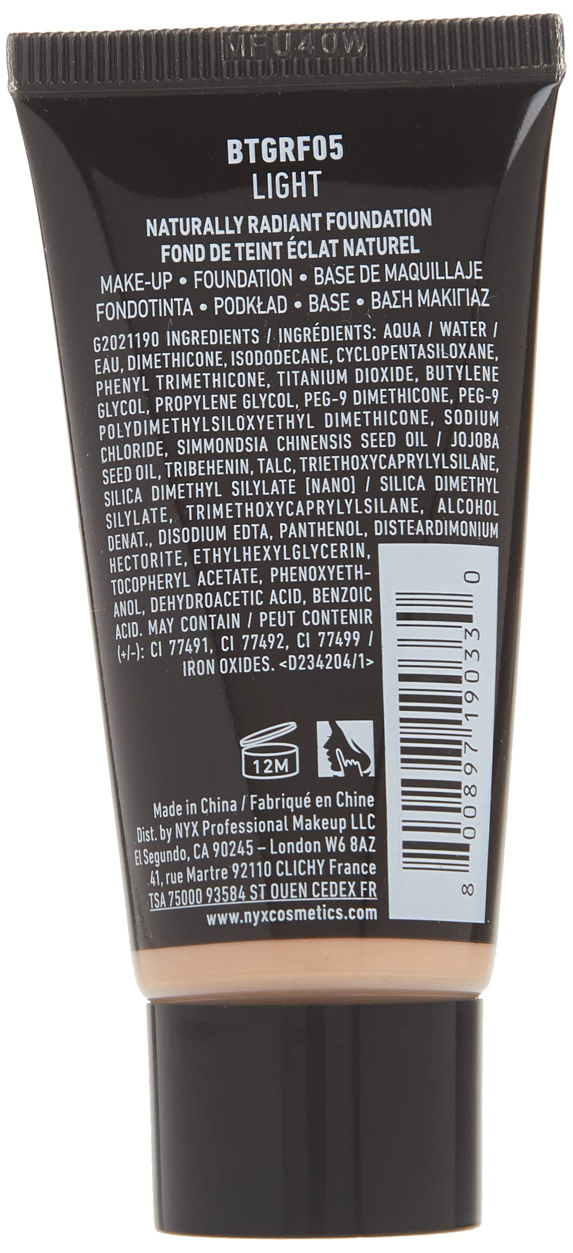 NYX PROFESSIONAL MAKEUP Born To Glow Naturally Radiant Foundation