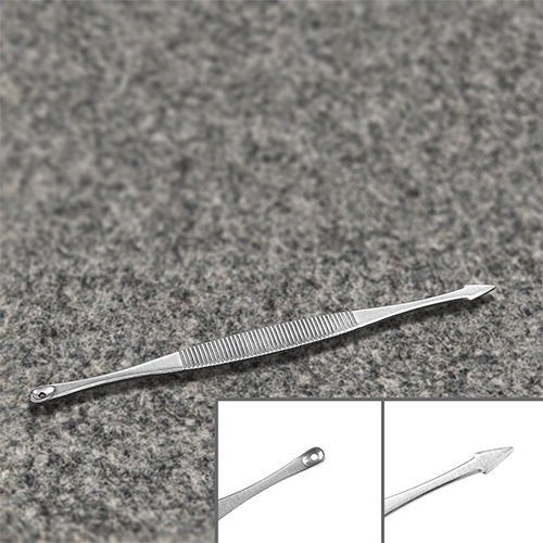 Dolabey Blackhead Blemish Remover Tool Kit Stainless Steel Acne Extractor Tool Kit Set of 5 Surgical Extractor Instruments Easily Cure Pimples Blackheads Comedones Acne Facial Impurities