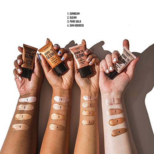 NYX PROFESSIONAL MAKEUP Born To Glow Liquid Foundation Illuminator - Sun Goddess