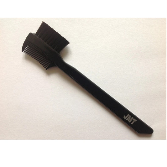 JMT Cosmetics Eyebrow & Eyelash Brush Comb 2 in 1 Tool Lash Separator Black