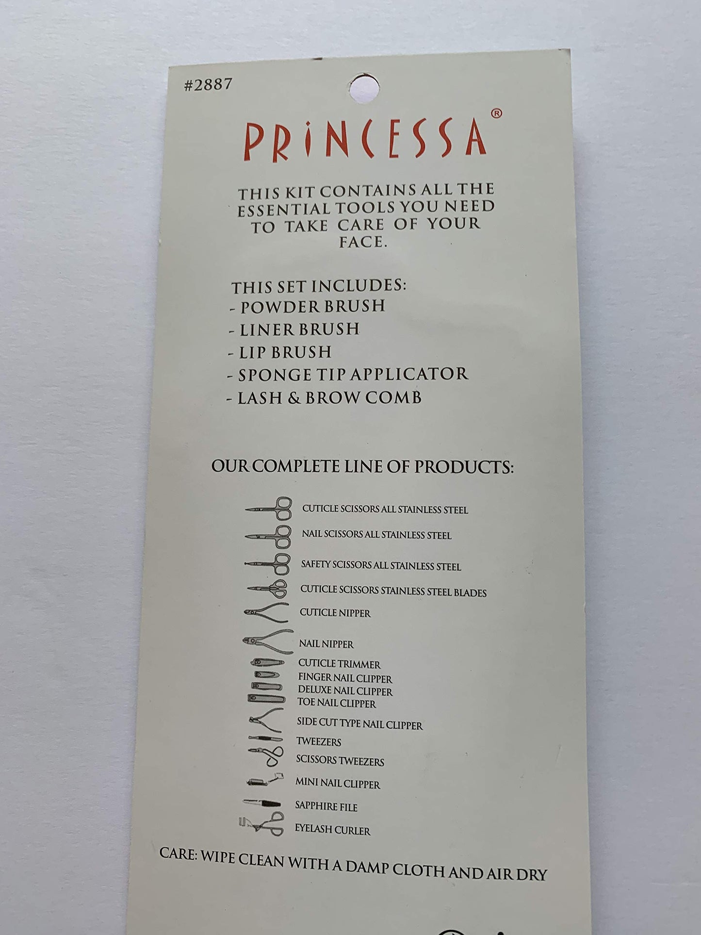 Princessa  Beauty Care Makeup Brush Set (Black)