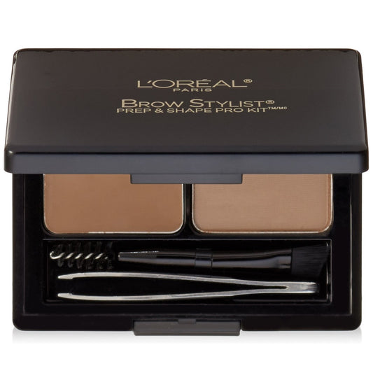 L'Oreal Paris Cosmetics Stylist Prep and Shape Brow Liner Kit, 0.12 Ounce