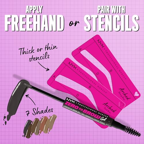 NYX PROFESSIONAL MAKEUP Zero to Brow, Longwear Eyebrow Gel