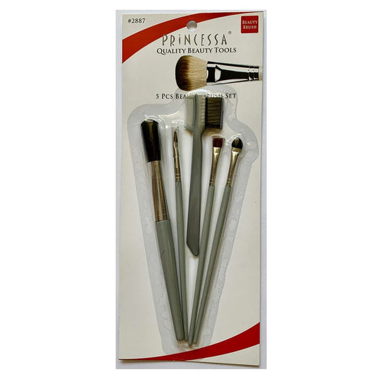 Princessa  Beauty Care Makeup Brush Set (Black)