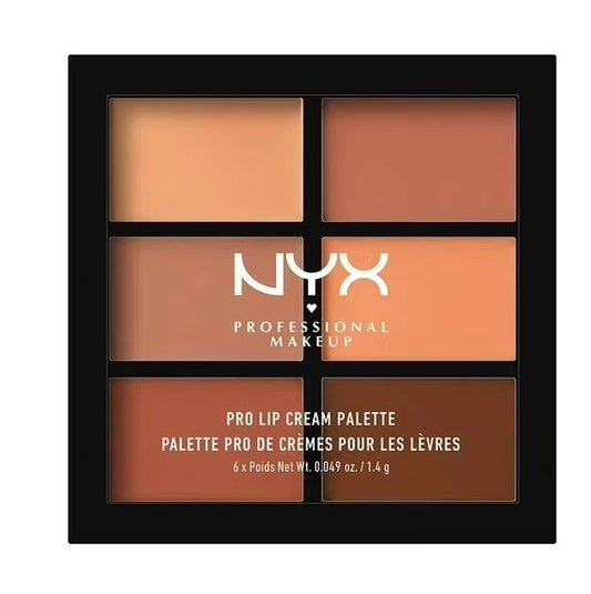 NYX Professional Makeup Pro Lip Cream Palette - PLCP02 The Nudes